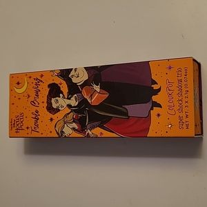 Colourpop Hocus Pocus Trouble Brewing Super Shock Shadow trio